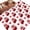 Red, variant on Red Cherry Area Rugs 6'x9', Washable Small Throw Rugs for Kitchen Dining room, Watercolor Cherries Love Heart Farmhouse Indoor Outdoor Rug Non-Slip Low Pile Carpet Runner Reversible Floor Mats