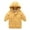 Yellow, variant on MuZeFu Toddler Girl Clothes Fall Season Toddler Kids Baby Boys Girls Fashion Cute Solid Color Windproof Padded Clothes Jacket Hooded Coat