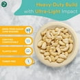 thumbnail image 3 of ECO SOUL 16 Oz [125-Pack] Tree Free Compostable Disposable Bowls (PFAS Free) | Eco-Friendly Biodegradable Heavy Duty Bowls For Dessert | Salad & Soup Bowl, 3 of 9
