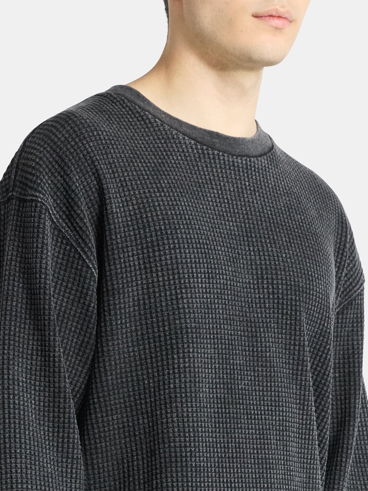 No Boundaries Thermal Tee with Long Sleeves, 3-Pack, Men's & Big Men's