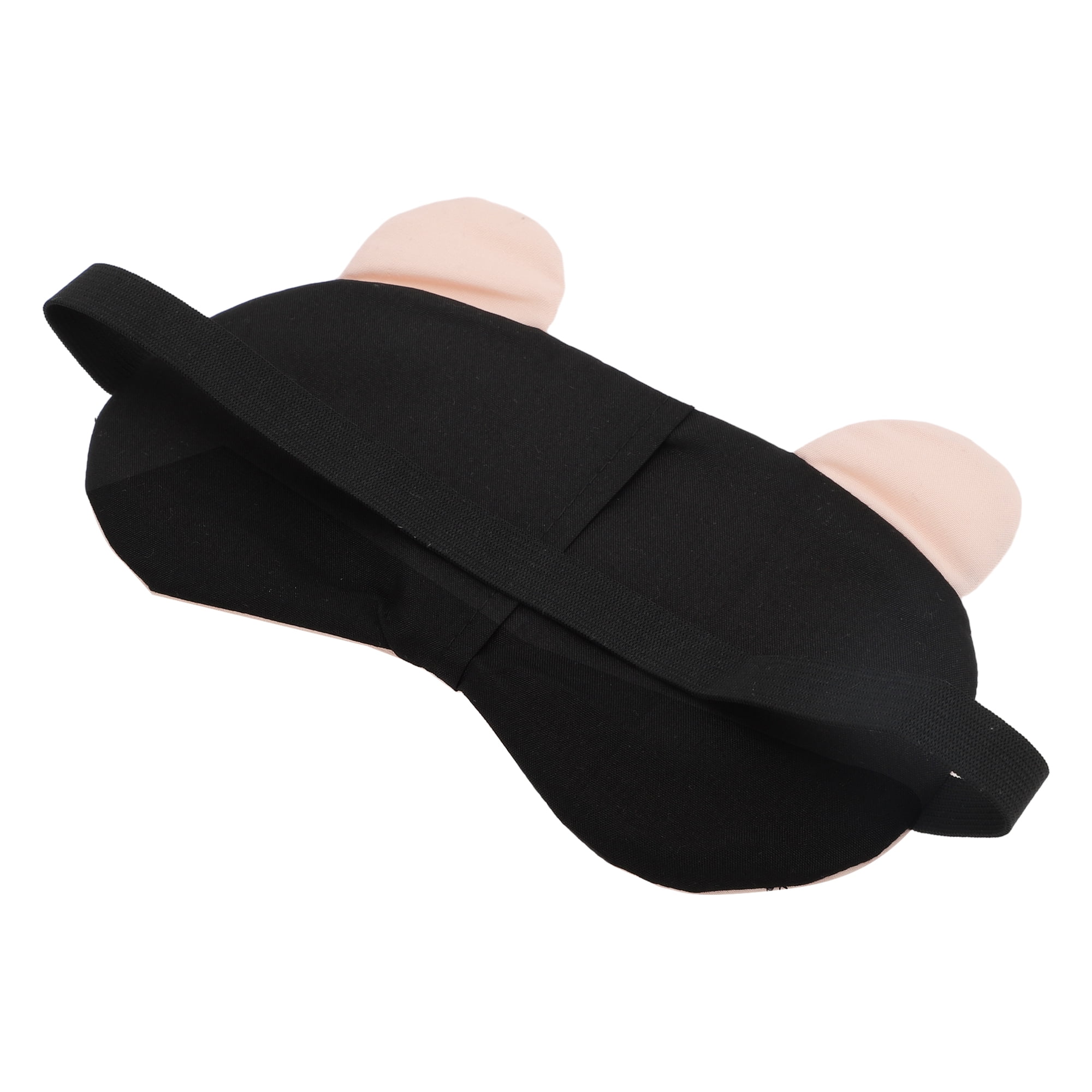 Unique Bargains Soft Cartoon Angry Eyes Sleep Mask Pink Eye Shade Cover