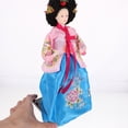 thumbnail image 2 of Figura de Hanbok Coreano Figura de Muñeca Hanbok Coreana Decoración de Muñeca Hanbok Tradicional Coreana, 2 of 6