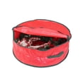 thumbnail image 5 of Northlight Sac de Rangement Rond de Couronne de Noël, Rouge, 24”, 5 of 5