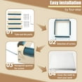 thumbnail image 5 of NewSoul Punch Needle Frame Solid Wood Gripper Strip Frames Easy Assembly Square Rug Hooking Frame 4 Sides Sturdy Tufting Frame for Rug Punch Needle and Embroidery Craft, 5 of 9