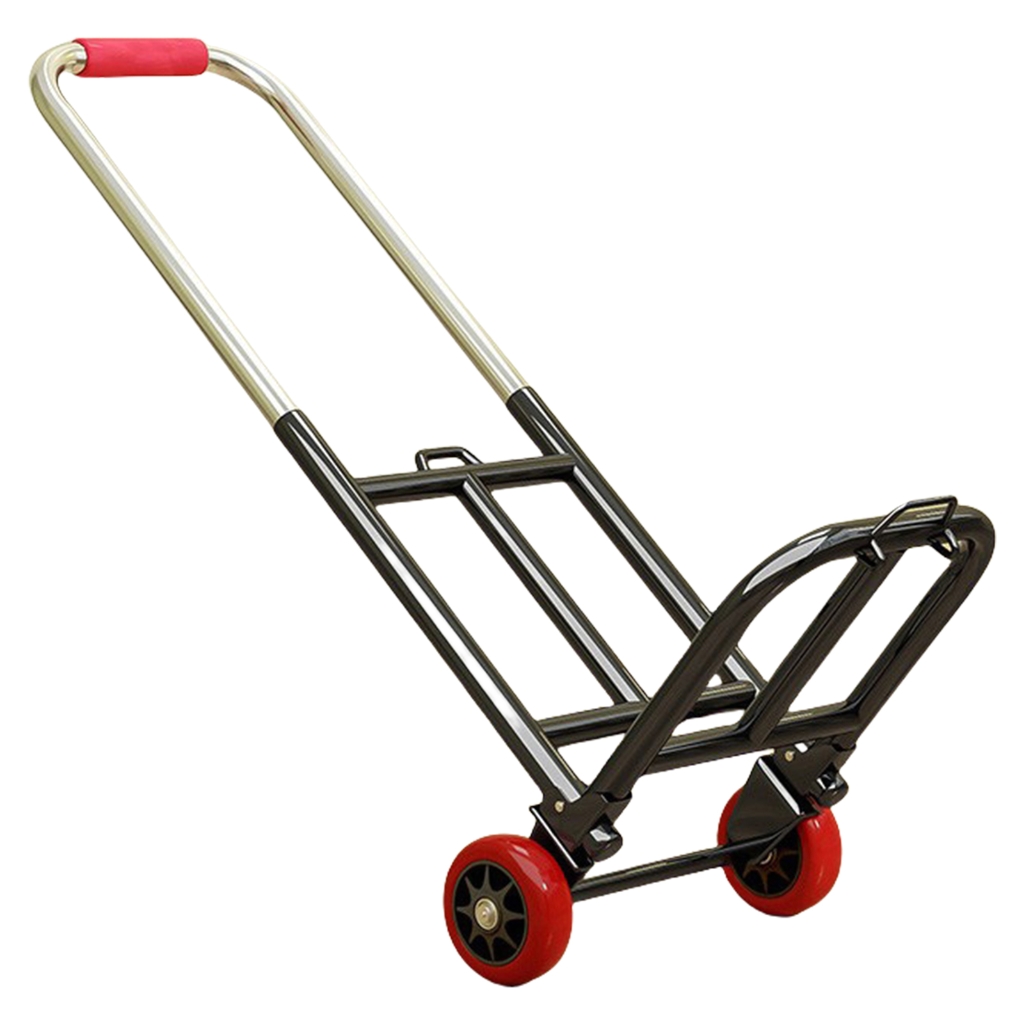 Multipurpose Folding Hand Truck Cart with Stable Wheels for Various Terrains