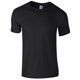 thumbnail image 1 of Gildan - Suave básica camiseta de manga corta para hombre - 100% algodón gordo (Negro), 1 of 2