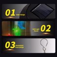 thumbnail image 2 of Yuarrent 2 piezas de luz de carillón de viento para exteriores, jardín Solar, patio trasero, ventana, lámpara de paisaje colgante, Iluminación y accesorios, 2 of 6