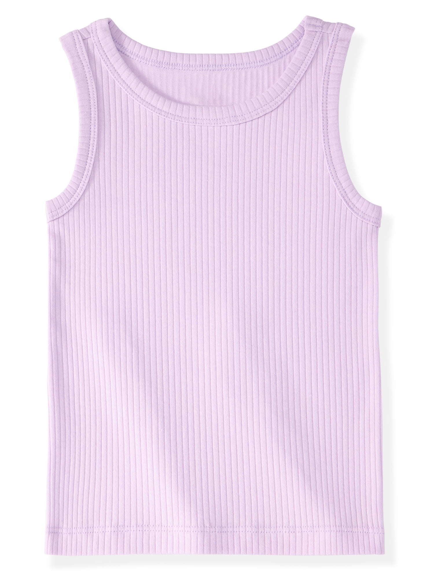 Garanimals Newborn, Baby & Toddler Girl Cotton Solid Tank Tops, 4‑Pack, Sizes 0-6T