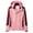 Pink, variant on Womens Water Resistant Outdoor Hiking Raincoat Women Lined Rain Jacket Lightweight Hooded Jackets Trench Coats