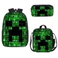 thumbnail image 1 of My World Fun School Bag Three-piece Set, Unisex School Adjustable Backpack-week, 1 of 4