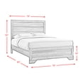 thumbnail image 3 of Picket House Furnishings Grayson 4 Piece King Panel Bedroom Set, 3 of 7