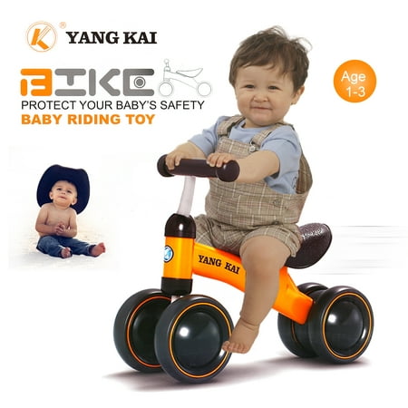 YANG KAI Q1+ Baby Balance Bike Learn To Walk No Foot Pedal Riding (Best Toddler Pedal Bike)
