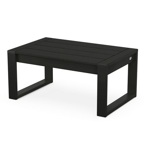POLYWOOD EDGE Coffee Table in Black