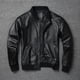 thumbnail image 2 of Nueva chaqueta bomber genuina de primavera y otoño 2024 para hombre, de piel de vaca, de cuero auténtico, corta y ajustada, para negocios, 2 of 4