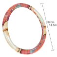 thumbnail image 4 of Pixel Dog 14.5 Inch Printing PVC Leather Car Wheel Covers Steering Wheel Covers Auto Accessories, 4 of 6