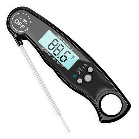 Cooking Temperature Probe Digital LCD Food Thermometer Fast Response Probe Temperature Meter Kitchen Cooking Tool for BBQ Grill Baking Meat Milk ()
