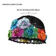 thumbnail image 7 of Hsqqdc 1 Piece Vintage Flower Crochet Hollow Beanie Hat for Women, Lightweight Elastic Breathable Knit Skull Cap, 7 of 7