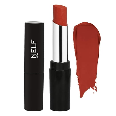 NELF The Miami Shiny Lipstick, Pretty, 3.8g (Best Glossy Lipstick In India)