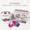 thumbnail image 2 of SALYWEE 22 Needle Smart Round Board Rotary Knitting Loom — DIY Creative Wool Weaving Machine for Adults, Children & Beginners, 2 of 8