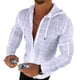 thumbnail image 2 of Camiseta de manga larga con cremallera para hombre, camiseta con capucha y cordón, camisetas casuales con capucha para hombre, camisetas de moda para hombre, grado profesional, 2 of 6
