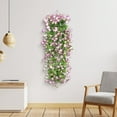 thumbnail image 4 of HCBY Artificial Vines Silk Morning Glory Flowers Hanging Plants Garland Fake Green Plant Morning Glories for Outdoor Home Decor Wall Fence Stairway Wedding Hanging Baskets (Lilac 31.5"), 4 of 6