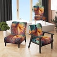 thumbnail image 1 of Designart "Opulent Fantasy Dress II" Orange Chaise d'Appoint Mode Rembourrée - Fauteuil Charmant pour Salon, 1 of 7