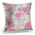thumbnail image 1 of BOSDECO Colorful Geometric Floral Pattern with Flower Green Modern Pillowcase Pillow Cover Cushion Case 18x18 inch, 1 of 1