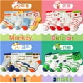thumbnail image 6 of 5Pairs Kids Animal Sign Wool Socks, Chinese Zodiac Socks, Boys Girls Warm Hiking Thermal Socks, Winter Cozy Soft Thick Toddlers Crew Boot Socks, 6 of 8