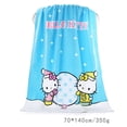 thumbnail image 1 of Toalla de algodón de Hello Kitty, Toalla de baño de dibujos animados Sanrio, toalla de cara súper suave para niños, baño en casa, lavado de manos y cara, 1 of 4
