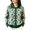 A1Green, variant on Women's Geometric Knit Cardigan Sweater Collared Button Front Long Sleeve Jacket with Ribbed Cuffs Diamond Pattern Vintage Casual Outerwear for Easy Layering Green S