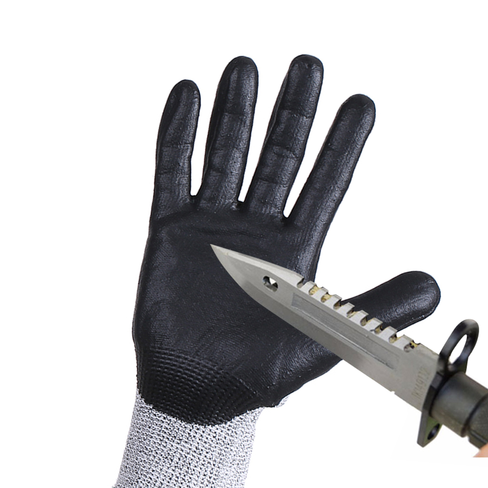 1153 Safety Gloves Nylon With Nitrile Coated Working Gloves