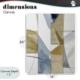 thumbnail image 4 of Stupell Industries Modern Geographic Abstract Sections Canvas Art, 16 x 20, by Alonza Saunders, 4 of 8