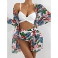 thumbnail image 3 of Viikei Bikini Set Swimwear for Women Summer Plus Size 3 Piece Fashion Printed Push-Up Padded Swimsuits, 3 of 9