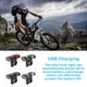 thumbnail image 5 of Sonducket Luz delantera de bicicleta Mini USB recargable Seguridad inteligente impermeable 600lm Lámpara intermitente Ciclismo Verde Negro, 5 of 6
