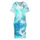 thumbnail image 4 of Vintage Hawaiano - Acuarela Polinesia Ohana Honu Vestido suelto con bolsillo vestido para mujer vestido de lujo, 4 of 7