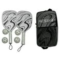 thumbnail image 4 of Guardoinrt Pickleball Racket Set 4 Balls and Carry Bag 2x fiberglass Comfort Grip Pickleball Racquets Black, 4 of 6