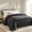 Gray, variant on Black Extra-Large All-Season Down-Alternative Comforter, Twin Size, Cloud-Soft Microfiber Quilted Comforter