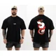 thumbnail image 3 of Camiseta de entrenamiento para hombre CBUM 100 % algodón, colección Gym Elements Plus, talla grande, informal, estilo urbano, envío gratuito, 3 of 5