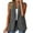 Grey, variant on Breezora Women Sleeveless Blazer Vest Casual Office Wear Lightweight Open Front Waistcoat Summer Breathable Layering Piece L Size Green