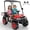 Red, variant on Kids Golf Cart, 24 Volt Ride on Cars, 4WD 2 Seater Electric Cars with Remote Control, Ride on Truck for Big Kids Ages 3-8, With Detachable Awning & Large Storage, 3 Speeds, Music, LED Lights, Blue