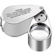 thumbnail image 1 of 40X Jeweler Folding Magnifier Loupe with LED and UV Light, 1 of 5