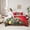 Green Red, variant on jejeloiu Cartoon Santa Claus Twin Bedding Sets 7-Piece,Merry Christmas Tree Bedding Comforter Set,Xmas Gifts Sheet Sets For Girls Boys,Ultra Soft Home Decor Reversible