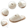 thumbnail image 5 of House Slippers for Women Indoor Outdoor Memory Foam Fuzzy Bedroom Slippers Non Slip Walking Shoes, 5 of 6