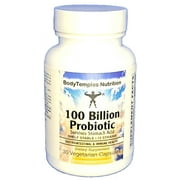 BodyTemples 100 Billion Probiotic  No Dairy, Preservatives, Gluten, Artificial Flavors