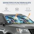 thumbnail image 4 of Saiise Fantasy Treehouse Planet Scene for Foldable Car Sun Shades (2-Pack) Offer Sun Protection with an Easy-fold Design for Convenient Windshield Shading-Large, 4 of 6