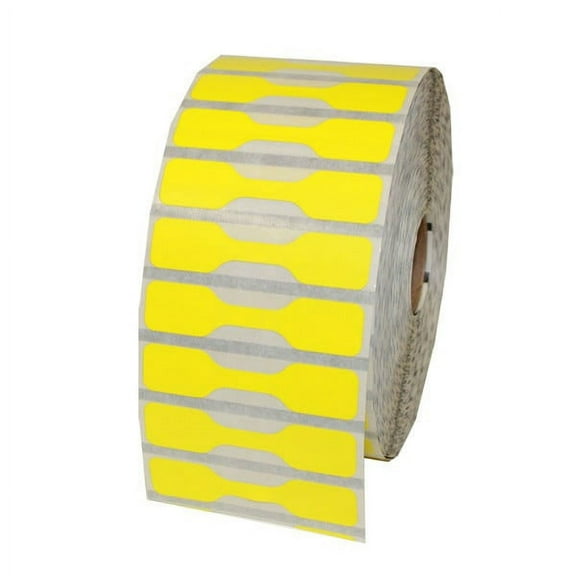 Zebra Yellow Jewelry Labels 2.2" x 0.5" (LV-10010064)