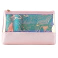 thumbnail image 1 of Bolsa de maquillaje Bolsa de artículos de tocador impermeable portátil Bolsa de cosméticos iridiscente para mujeres y niñas, 1 of 5