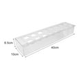 thumbnail image 2 of Luniquz Flower Vase Acrylic Rectangular Floral Centerpiece for Dining Table - 15.8 Inches Long Rectangle Vase - Clear Vases for Home Decor Wedding(Flowers not Included), 2 of 7