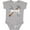 AC-Heather Grey, variant on Inktastic Papa Little Helper Boys Baby Bodysuit