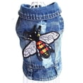 thumbnail image 4 of Chaleco vaquero para perro, ropa de dos pies para mascota, ropa VIP de peluche para cachorro, chaleco para gato, 4 of 5